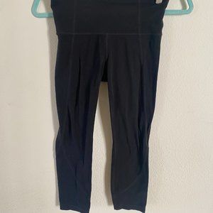 Athleta crop black leggings